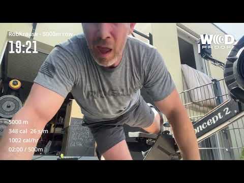 5000m row Concept 2 for Alexander Bönner 🤘💪👍