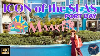 Icon of the Seas | St. Maarten Port Day + Playmakers, Ice Show, and more! | Royal Caribbean