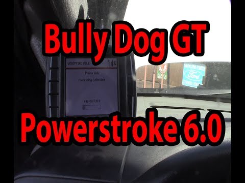 Bully Dog GT Powerstroke 6.0 Install with EGT pyrometer analog kit install