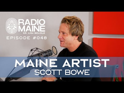 Radio Maine: Acrylic Flow Painting with Maine Artist Scott Bowe
