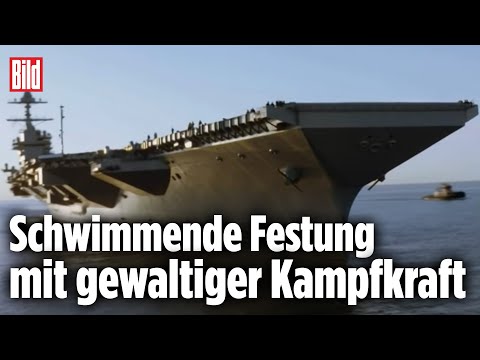 Nuklearantrieb, 12 Jahre Bauzeit: USS Gerald R. Ford – modernster Flugzeugträger der Welt | Doku