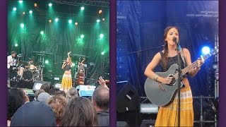 NATALIA DOCO " Freezing ( In The Sun ) " FESTIVAL DU BOUT DU MONDE du 3/08/2014