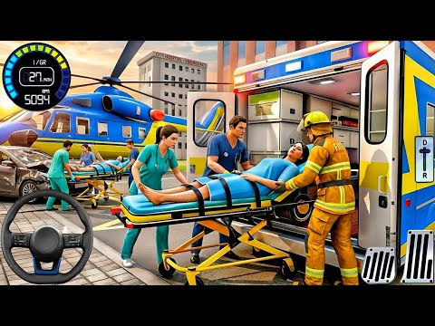 New Extreme Fire Simulator 2026  - 911 US Emergency Ambulance Driving 3D : Android Gameplay