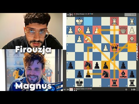CRAZY CONTENT!!! GM Alireza Firouzja vs GM Magnus Carlsen