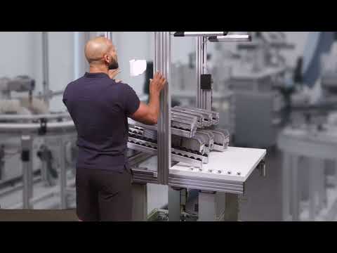 Bosch Rexroth: FRAME YOUR FACTORY with the flexible aluminum profile system - Plate holder