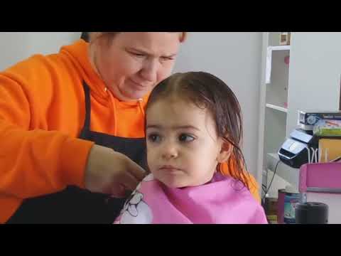 ZZ getting hair cut