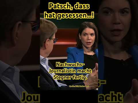 Mutige Jung-Journalistin #mösbauer watscht #stegner ab.