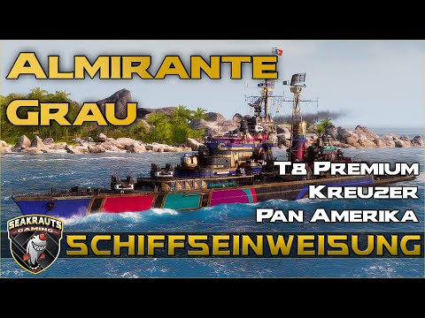 ALMIRANTE GRAU [T8 CL] Gameplay & Review -  World of Warships