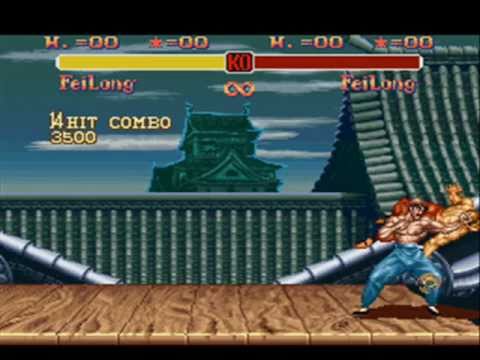 super street fighter 2 (snes) Fei Long 14 hit combo