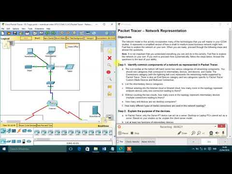 1.2.4.5 Packet Tracer - Network Representation - Devandio Kenan Robert - 41518110170