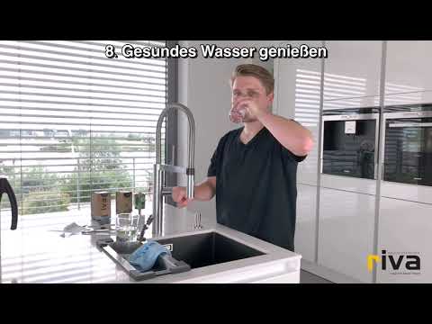 rivaALVA Trinkwasserfilter Installationsanleitung Untertisch