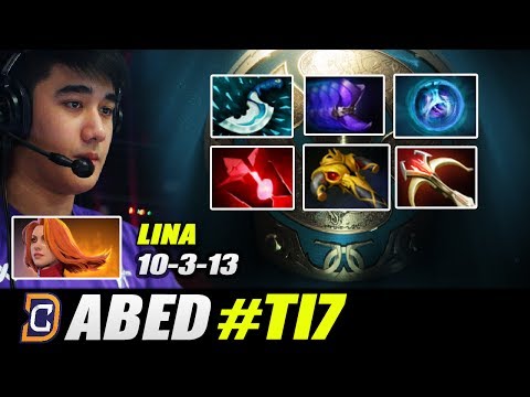 DC ABED Lina Gameplay Vs Guess at TI7 Dota 2