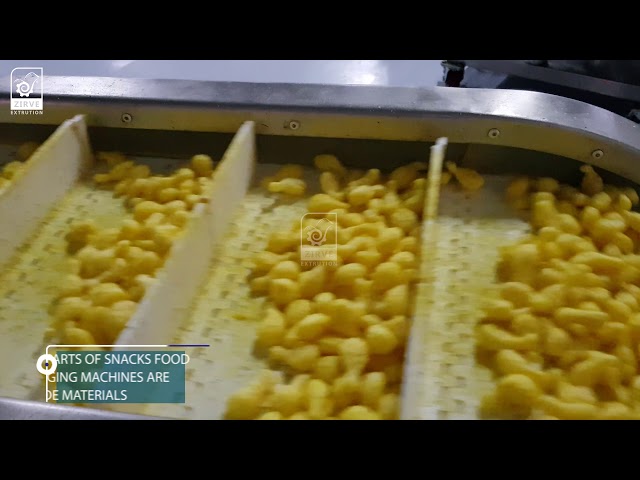 CORN CHIPS PRODUCTION LINE LC403 | adding flavor machine chips best corn chips machine 