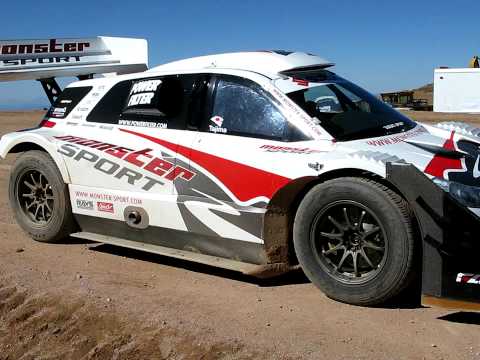 Monster Tajima, firing it up and heading down.