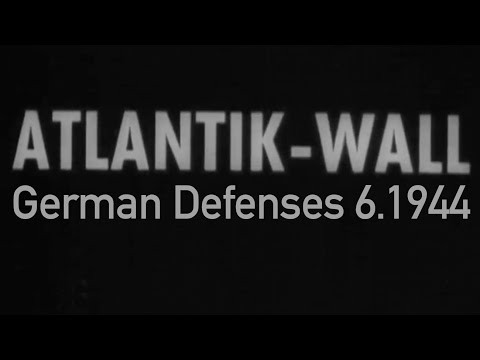 FORTRESS EUROPE, German defenses along the Atlantic coast in June of 1944