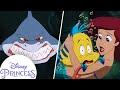 Ariel Saves Flounder From A Shark The Little Mermaid Disney Princess