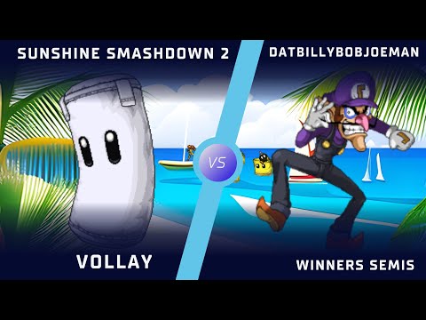 Vollay (Bag) vs. datbillybobboi (Waluigi) - SSF2 Winner's Semis - Sunshine Smashdown 2