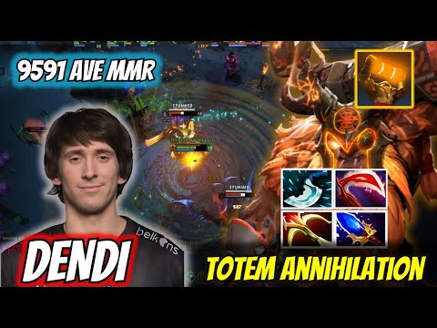 Dendi [Earthshaker] -Totem Annihilations - Total Dominance - Dota 2 Pro Mid Game Highlights.