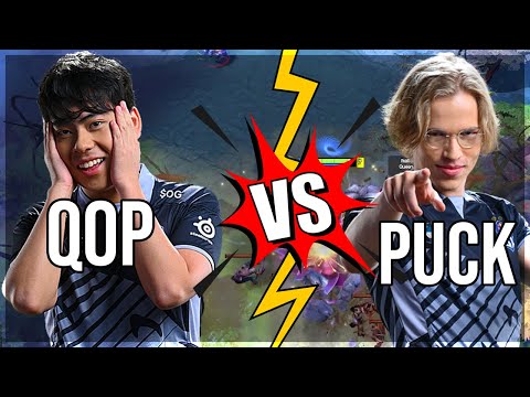 Topson vs ANA - Puck vs QOP - EPIC Battle of OG