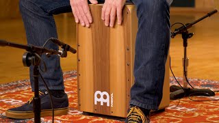 Video thumbnail for MEINL Percussion SCP100WN Snarecraft Professional Cajon - Walnut by Meinl Percussion - Official Product Videos