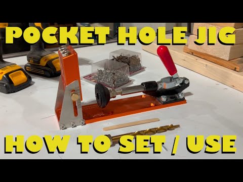 How to set and use a clamp pocket hole jig (VEVOR)