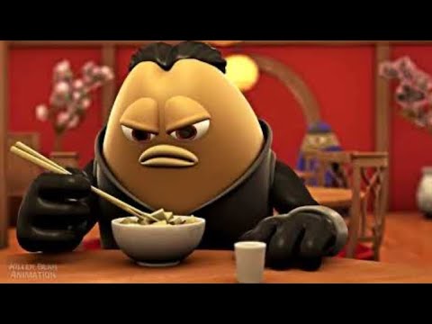 Jet bean eats at a Chinese restaurant.