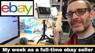 My week as a UK reseller - Selling on ebay UK full-time