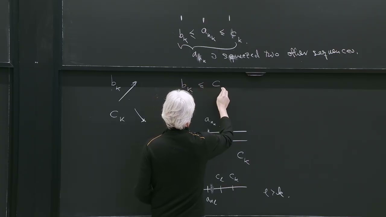 Bolzano–Weierstrass Theorem; Cauchy Sequences; Series