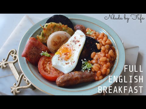 Healthier FULL ENGLISH BREAKFAST RECIPE ✔️ Ndudu by Fafa