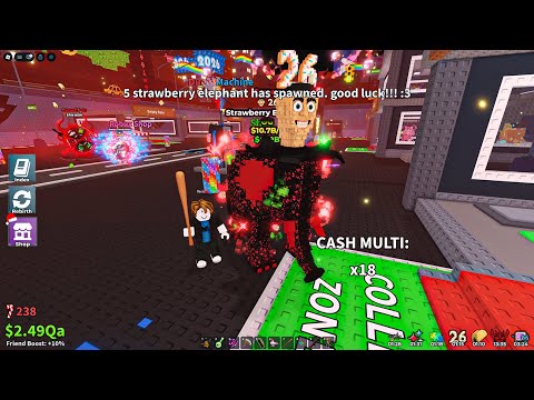 I Got Strawberry Elephant OG Brainrot in Mini Admin Abuse - Steal a Brainrot