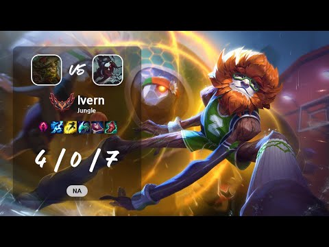 Ivern Jungle vs Kayn - NA GrandMaster Patch 13.12