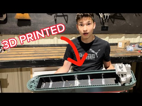 I Built A Huge RC Cargo Ship!