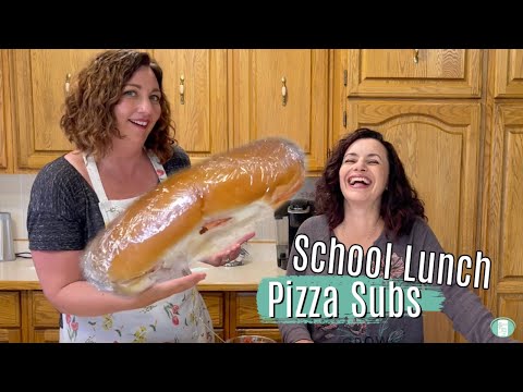 Pizza Subs for School Lunches | Make Ahead Lunch Idea