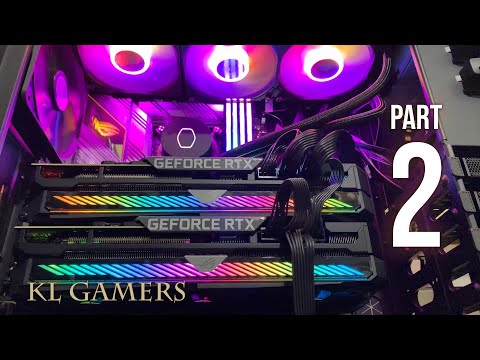 Satisfying RGB PC Build intel Core i9 11900 ASUS ROG STRIX Z590-A GAMING WiFi II RTX3080 CM COSMOS 2