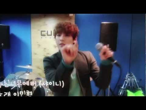 130314 Minhyuk singing 누난 너무 예뻐 (Replay) by SHINee