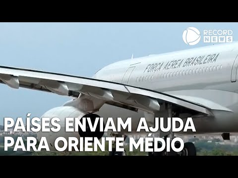 Países enviam ajuda para conflito no Oriente Médio