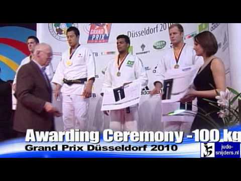 Judo 2010 Grand Prix Dusseldorf: Medal Ceremony [-100kg]