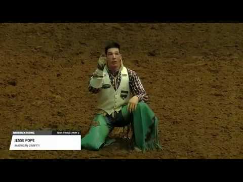 Jesse Pope – Bareback - Semi Finals Rnd 2 – Fri-Feb-23