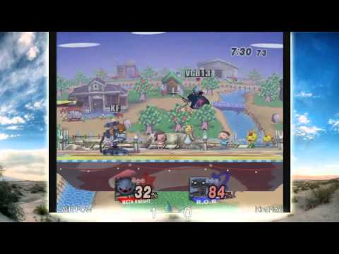 Salvation - KiraFlax (R.O.B.) Vs. FOW (Meta Knight) - Losers Semis - SSBB