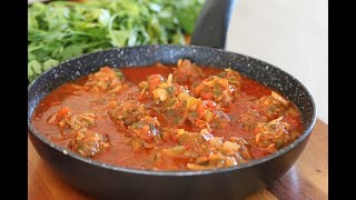 מתכון לקציצות בשר ברוטב עגבניות