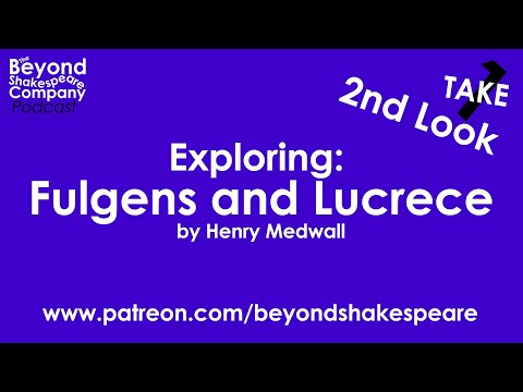 1 Fulgens and Lucrece (Beyond Shakespeare, webcam, 2023)