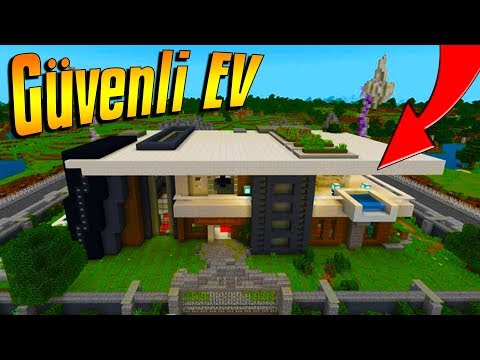 DÜNYANIN EN GÜVENLİ EVİ MCPE | Minecraft PE: BKT