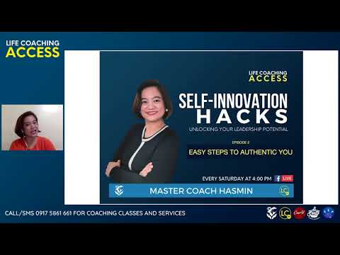 LIFE COACHING ACCESS | SELF-INNOVATION HACKS WITH MASTER COACH HASMIN MIROY