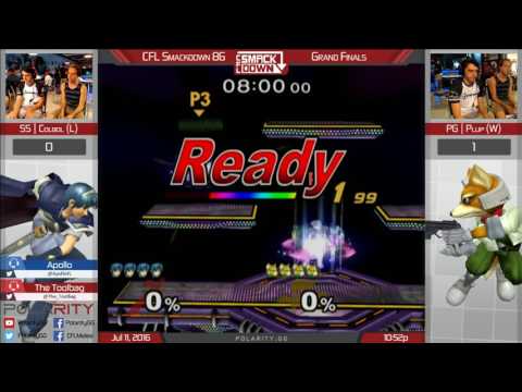CFL Smackdown 86 - Colbol (Marth) vs Plup (Fox) - SSBM Grand Finals