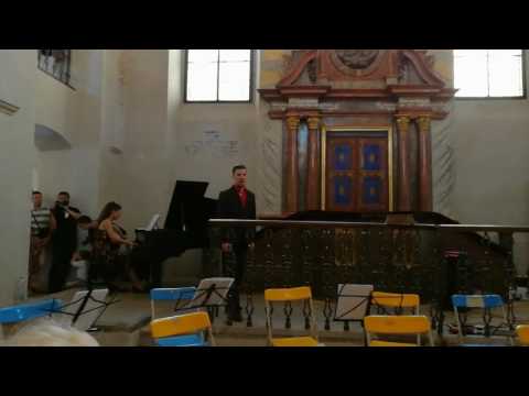 Vašek Nedbal - Synagoga Kolín 10.6.2017 Bídníci:Knížka snů, na klavír doprovází Jana Svobodová