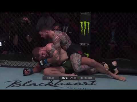 Sean Brady VS Jake Matthews Finish!