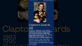 Eric Clapton got &quot;Clapton is God&quot; meme on the wall. The blues guitarist with all the awards.