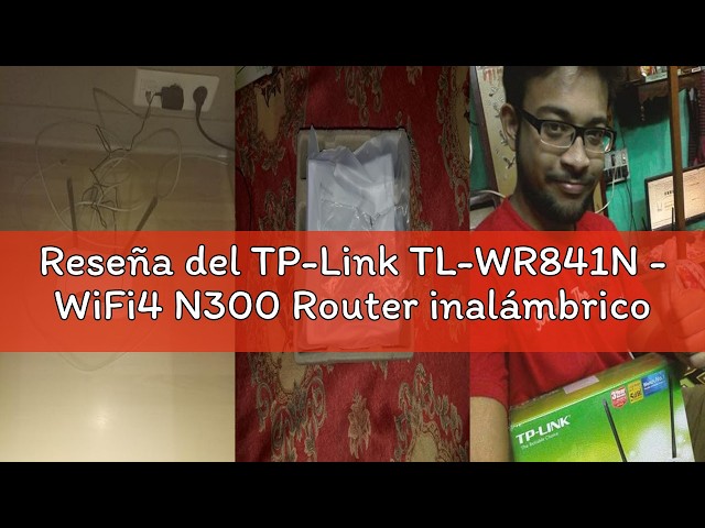 Vídeo relacionado con TP-Link TL-WR841N - WiFi4 N300 Router inalámbrico, 300 Mbps de Velocidad, Antenas de 5 dBi, Modo Multi, fácil de Usar, 4 Puertos LAN y 1 Puerto WAN de 10/100 Mbps, Blanco