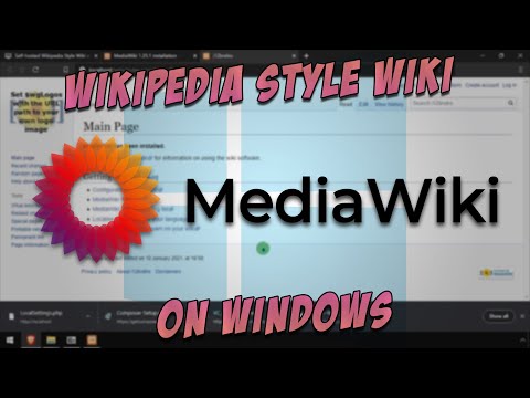 Самостоятельно размещаемая Wiki-страница в стиле Википедии с MediaWiki на Windows