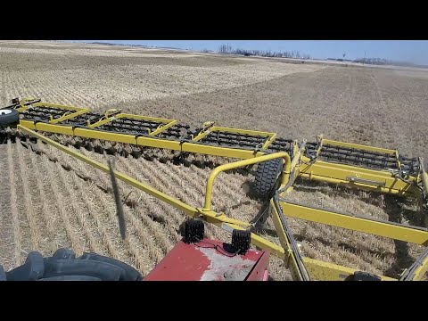 April: Harrowing a Field Before Planting